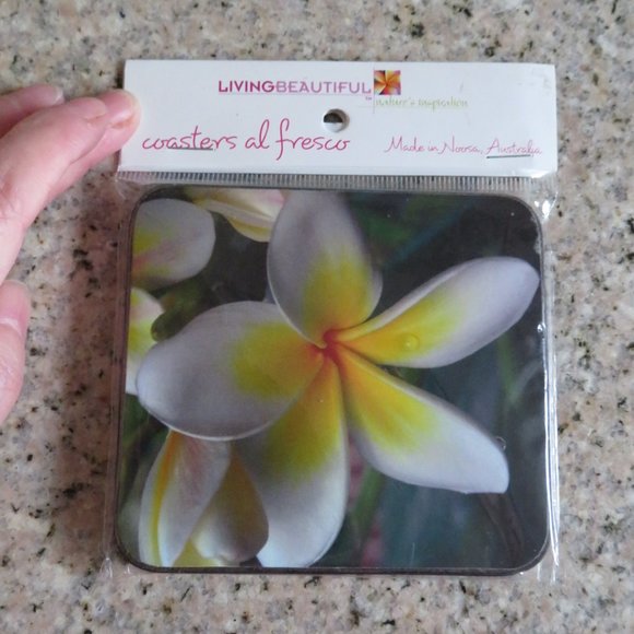 NWT PAIR AUSTRALIAN COASTERS LIVING BEAUTIFUL (K50) - Picture 2 of 6